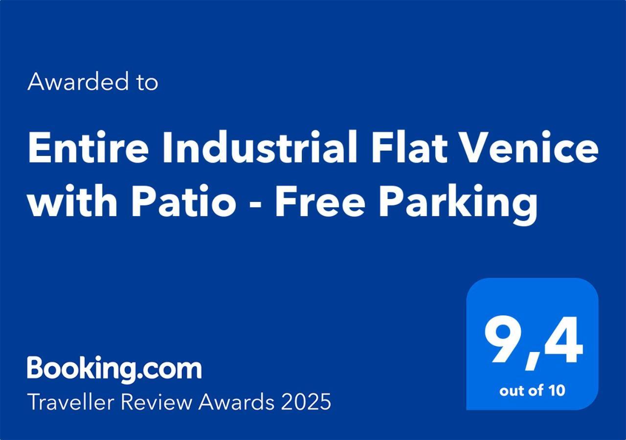 Appartement Entire Industrial Flat Venice With Patio - Free Parking *